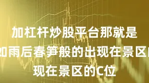 加杠杆炒股平台那就是书店如雨后春笋般的出现在景区的C位